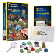 Load image into Gallery viewer, National Geographic Rock &amp; Mineral Starter Kit