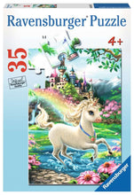 Load image into Gallery viewer, 35 PC Unicorn Castle Puzzle