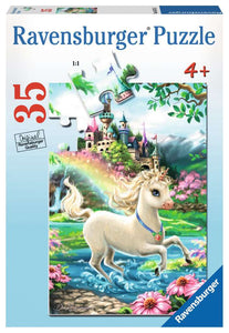 35 PC Unicorn Castle Puzzle