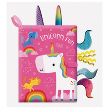 Load image into Gallery viewer, Unicorn Fun Sensory Cloth Book