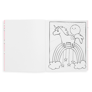 Enchanting Unicorns Color-In' Book