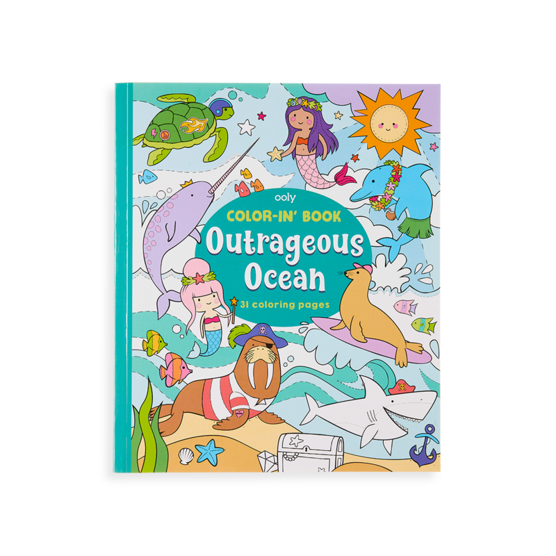 Outrageous Ocean Color-In' Book