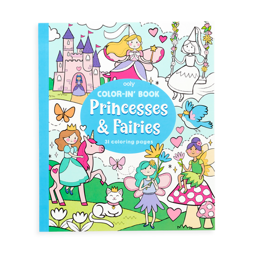 Princesses & Fairies Color-In' Book