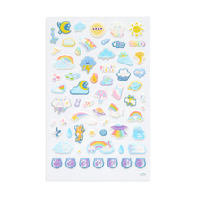 Load image into Gallery viewer, Weather Pals Itsy Bitsy Puffy Stickers