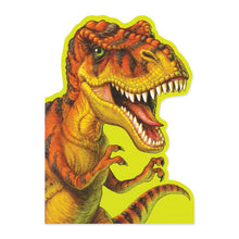 Load image into Gallery viewer, Dinosaur Die-Cut Birthday Card