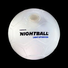 Load image into Gallery viewer, White Soccer Ball NightBall Size 5