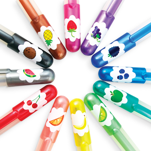 Yummy Scented Glitter Gel Pens Set Of 12