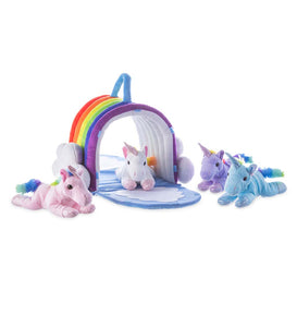 Rainbow Unicorn Plush Play Set