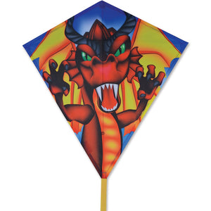 Flamewing Dragon 30" Diamond Kite