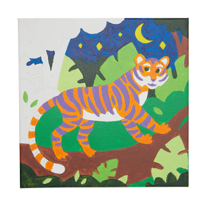 Colorific Canvas Paint By Number Terrific Tiger