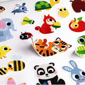 Baby Animals Large Easy Peel Stickers