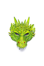 Load image into Gallery viewer, Green Dragon Mask