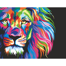 Load image into Gallery viewer, Neon Lion Artwille Paint By Numbers