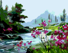 Load image into Gallery viewer, Lake Scenery Artwille Paint By Numbers