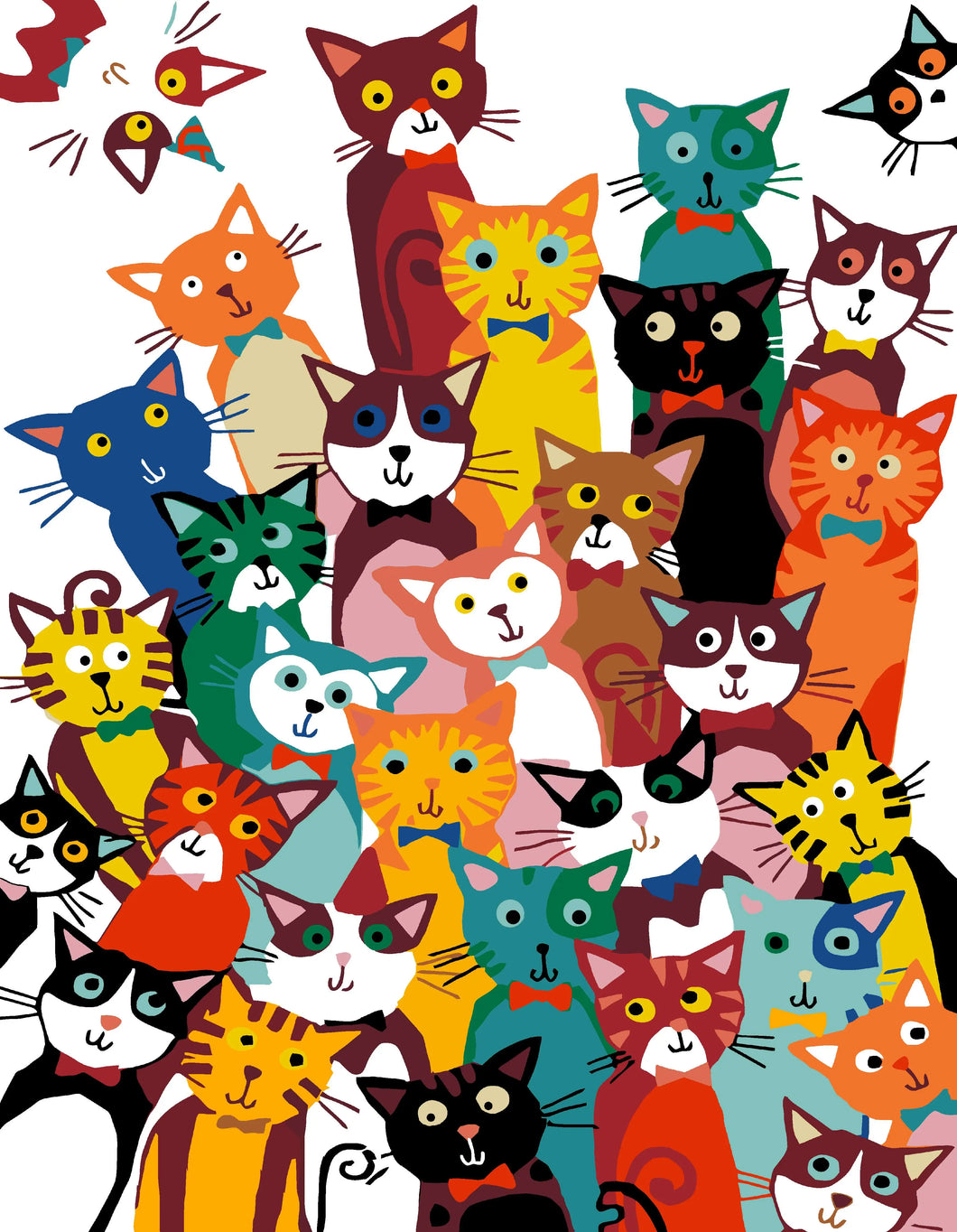 31 Kittens Artwille Paint By Numbers