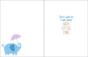 Umbrella Baby Shower Card