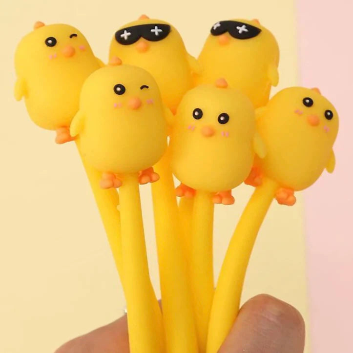 Cute Chicks Wiggle Gel Pen