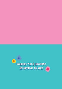 Happy Birthday Glitter Birthday Card