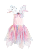 Load image into Gallery viewer, Rainbow Fairy Dress &amp; Wings Size 5-6