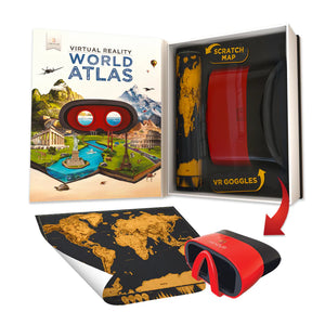 Vitual Reality World Atlas Gift Set
