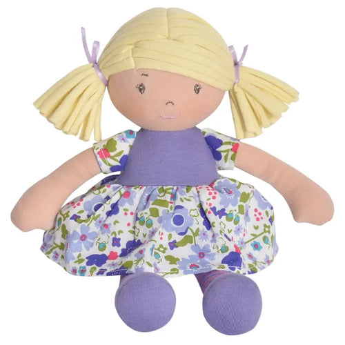 Lil'l Peggy Doll Blonde Hair With Lilac & Pink Dress