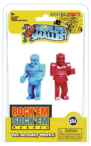 World's Smallest Rock 'Em Sock 'Em Robots