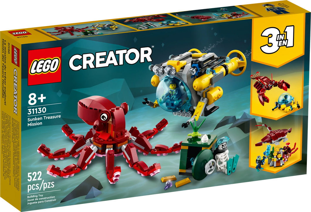 Creator Sunken Treasure Mission