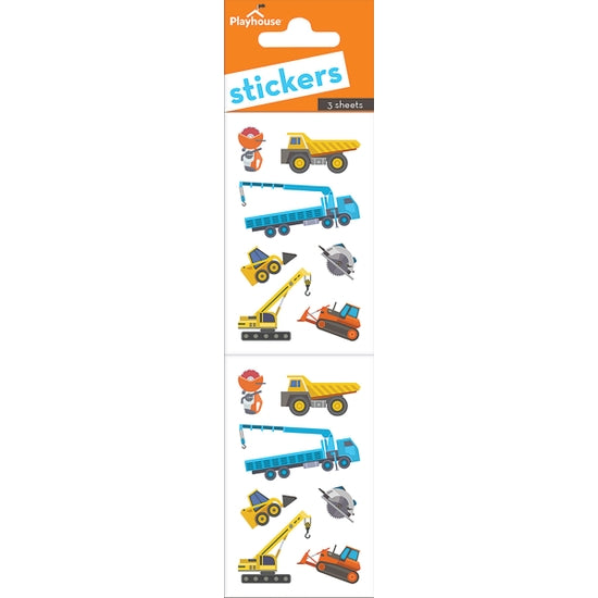 Construction Equipment Stickers