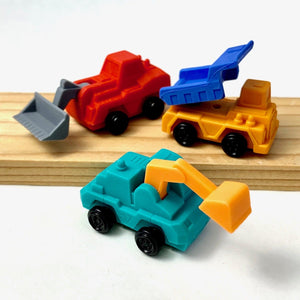 Construction Trucks Eraser