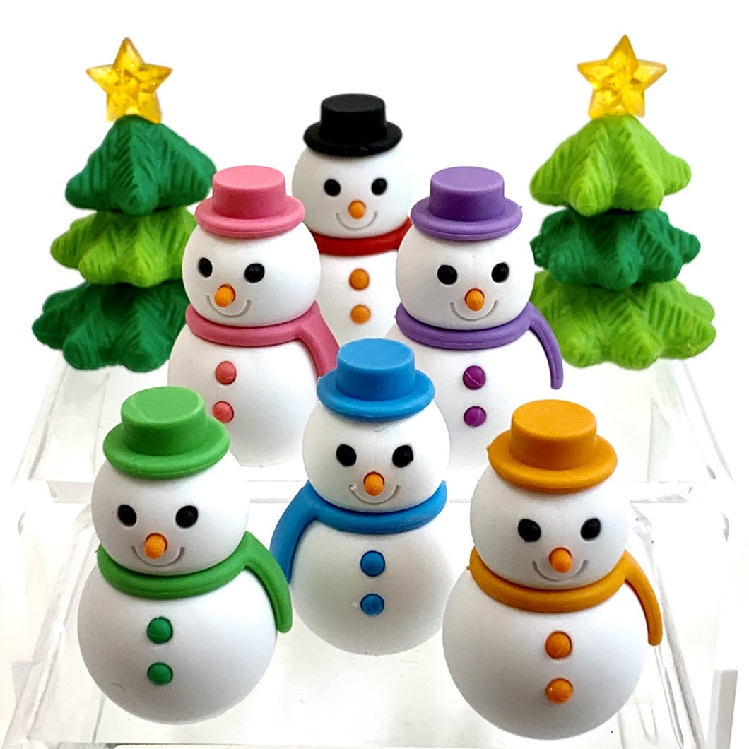 Snowman Or Christmas Tree Eraser