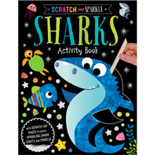 Load image into Gallery viewer, Scratch &amp; Sparkle Sharks Activity