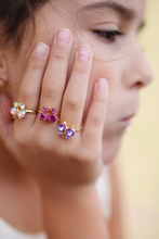 Load image into Gallery viewer, Boutique Butterfly Gem Ring Set