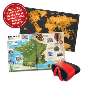 Vitual Reality World Atlas Gift Set