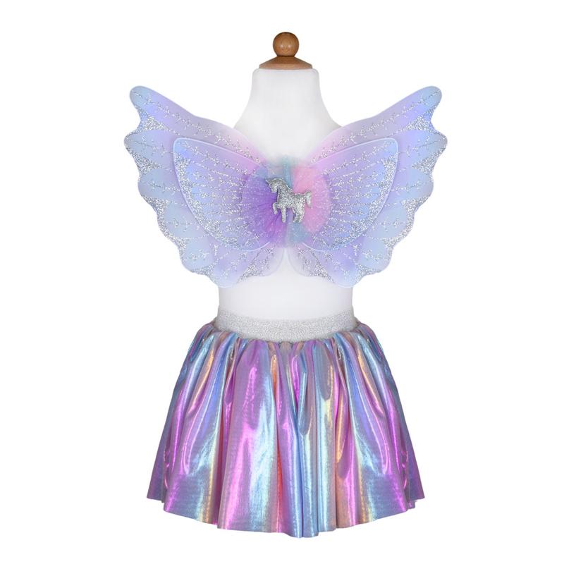 Magical Unicorn Pastel Skirt & Wings Small