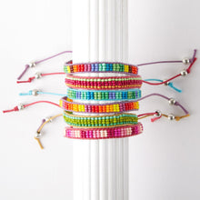 Load image into Gallery viewer, Stripes Color Bars Bracelet