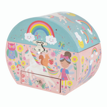 Load image into Gallery viewer, Rainbow Fairy Circular Jewelry Box