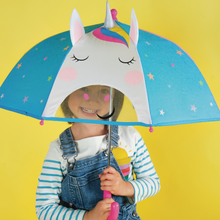Load image into Gallery viewer, Rainbow Unicorn Color Changing 3D Umbrella