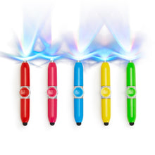 Load image into Gallery viewer, Light Up And Stylus Spinner Pen