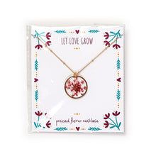 Load image into Gallery viewer, Pressed Flower Necklace