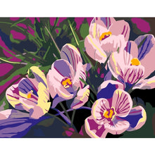 Load image into Gallery viewer, Purple Flowers Artwille Paint By Numbers