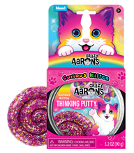 Load image into Gallery viewer, Putty Pets Curious Kitten Thinking Putty