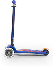 Load image into Gallery viewer, LED Blue Maxi Micro Kickboard Deluxe Scooter