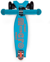 Load image into Gallery viewer, Caribbean Blue Maxi Micro Kickboard Deluxe Scooter