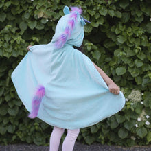 Load image into Gallery viewer, Reversible Unicorn/Dragon Cape Size 5-6