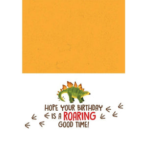 Dino-Mite Foil Birthday Card