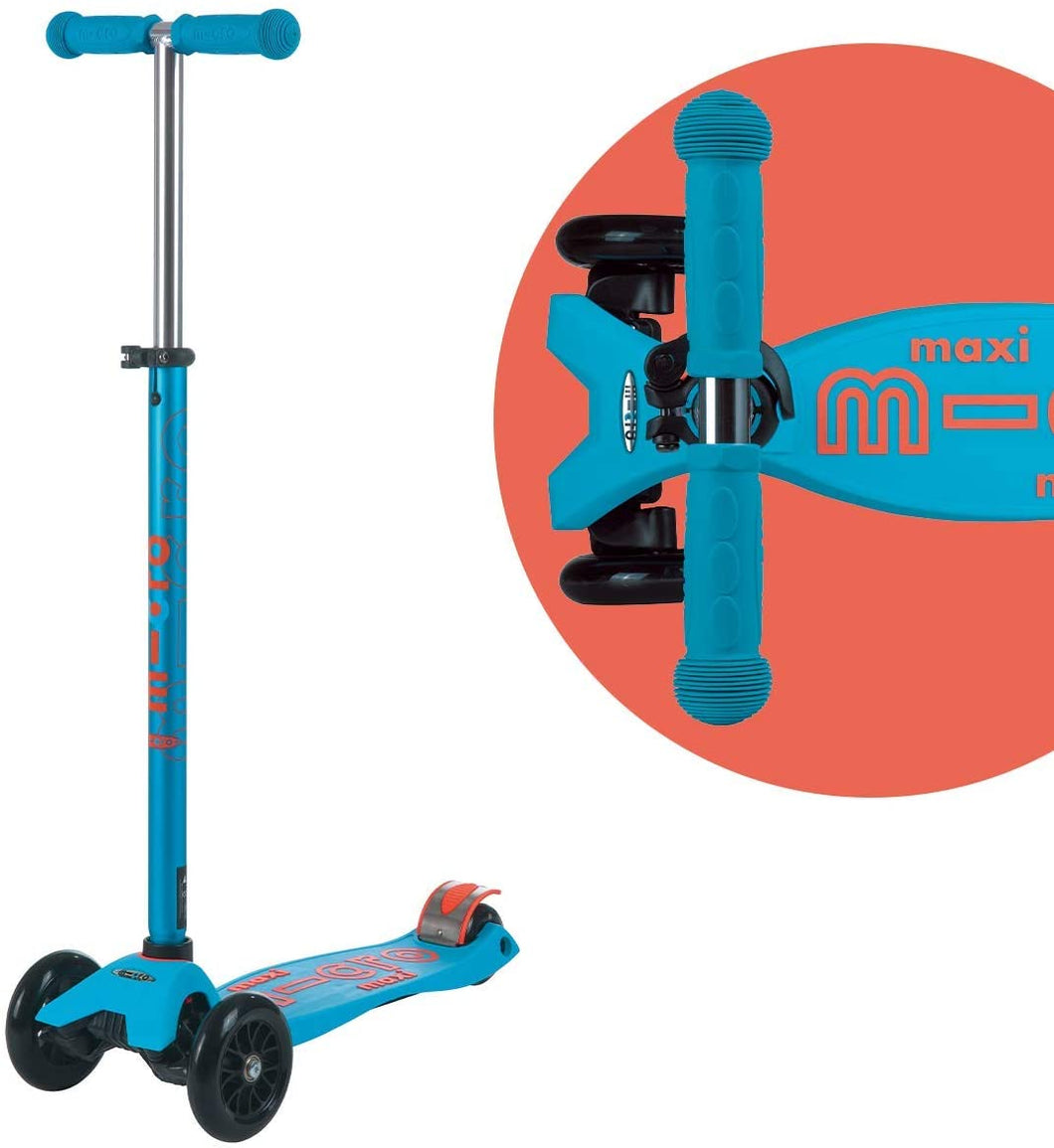 Caribbean Blue Maxi Micro Kickboard Deluxe Scooter