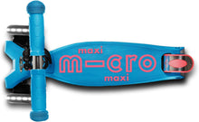 Load image into Gallery viewer, LED Aqua Maxi Micro Kickboard Deluxe Scooter