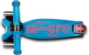 LED Aqua Maxi Micro Kickboard Deluxe Scooter