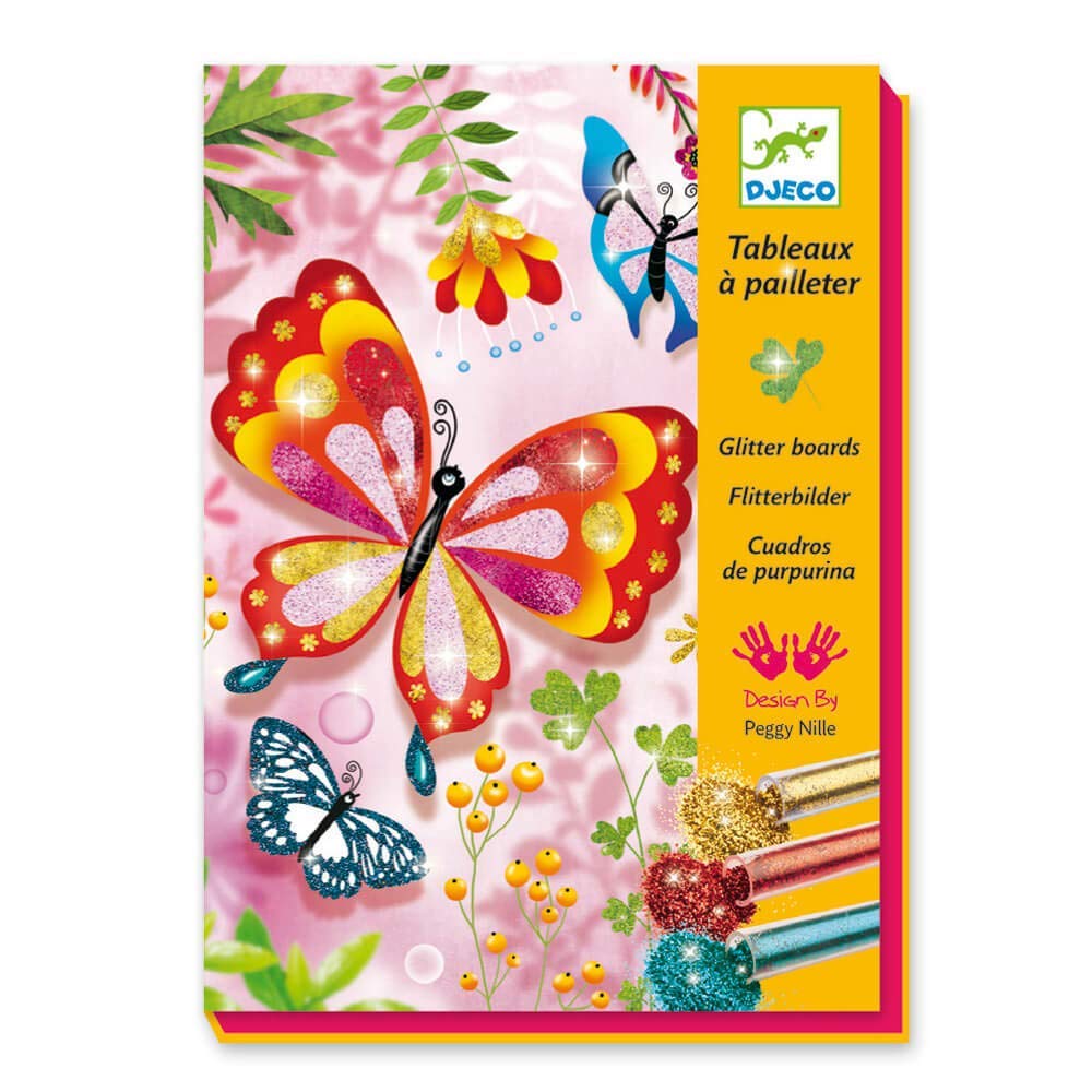 Butterfly Glitter Boards