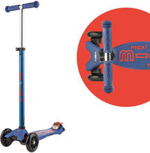 Load image into Gallery viewer, Blue Maxi Micro Kickboard Deluxe Scooter